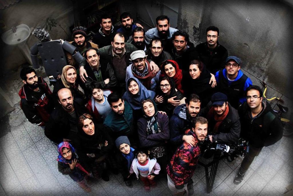 پشت صحنه فیلم سینمایی لاک‌ قرمز با حضور محمدرضا سکوت، بهنام تشکر، پانته‌آ پناهی‌ها و پردیس احمدیه