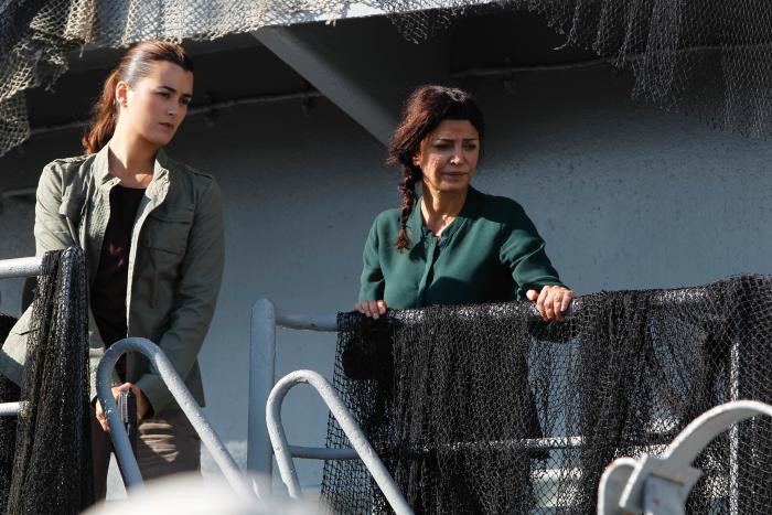 کوته دی پابلو در صحنه سریال تلویزیونی ان سی آی اس: سرویس تحقیقات جنایی نیروی دریایی به همراه شهره آغداشلو