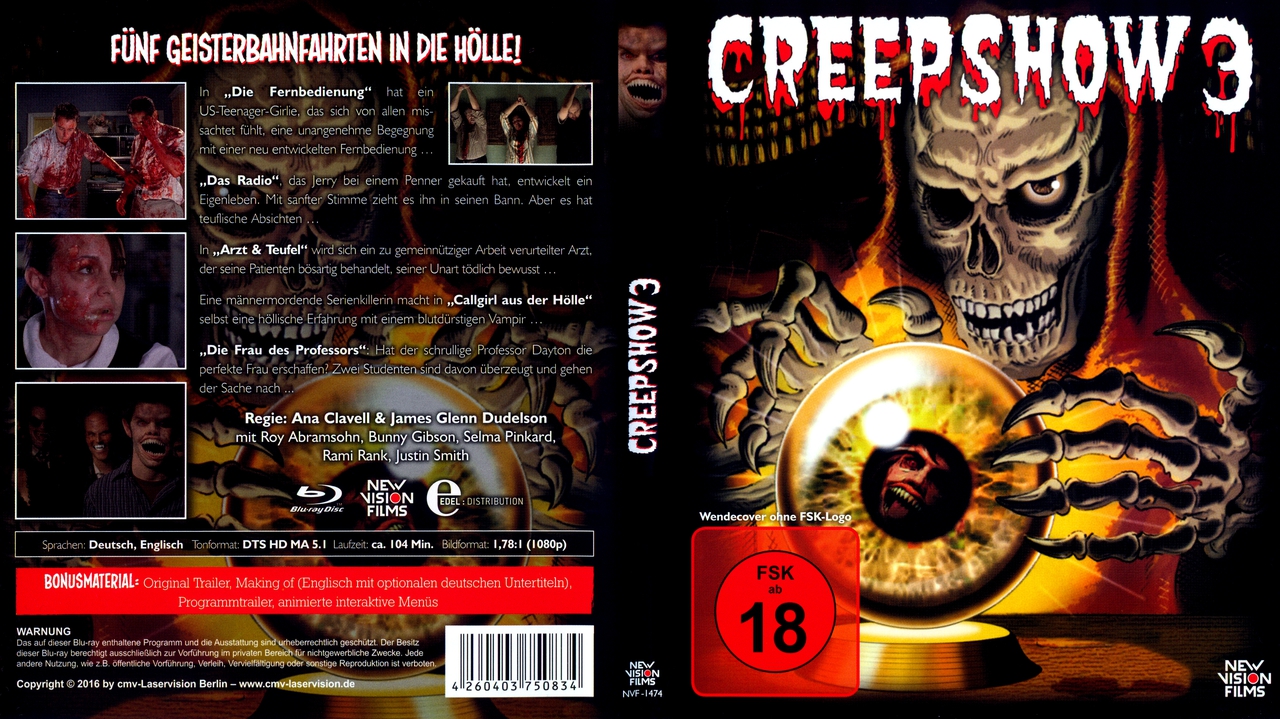  فیلم سینمایی Creepshow 3 به کارگردانی Ana Clavell و James Glenn Dudelson