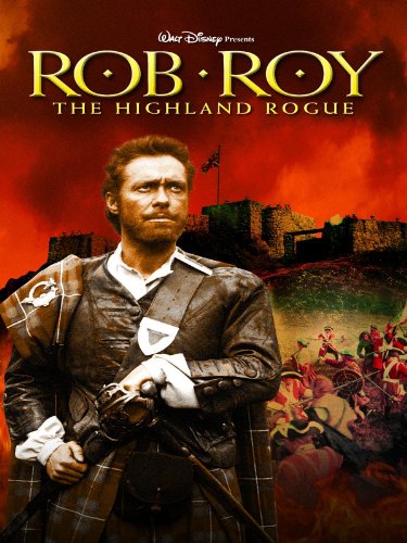 Richard Todd در صحنه فیلم سینمایی Rob Roy: The Highland Rogue