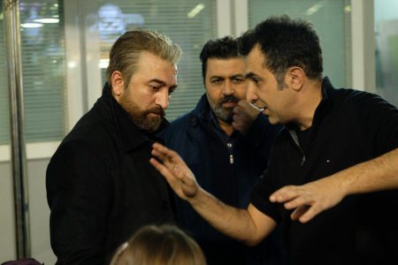 فرهاد اصلانی در صحنه فیلم سینمایی کلمبوس به همراه مجید صالحی