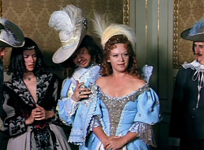 Alisa Freyndlikh در صحنه سریال تلویزیونی D'artagnan and Three Musketeers به همراه Oleg Tabakov