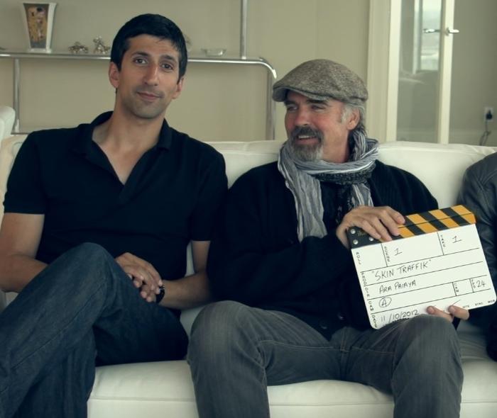 Ara Paiaya در صحنه فیلم سینمایی A Hitman in London به همراه Jeff Fahey