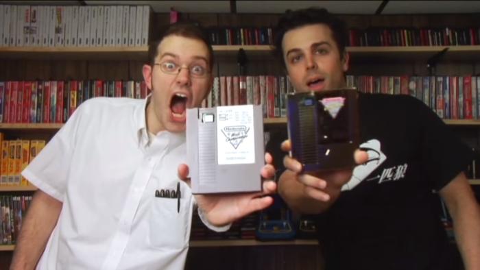 James Rolfe در صحنه فیلم سینمایی The Angry Video Game Nerd