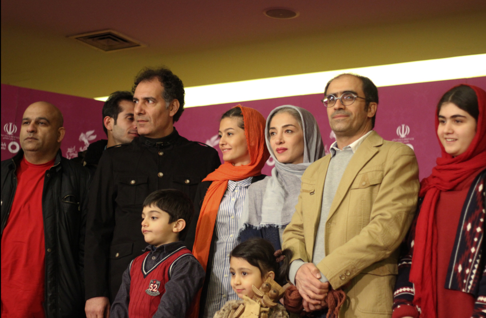 پردیس احمدیه در جشنواره فیلم سینمایی لاک‌ قرمز به همراه پانته‌آ پناهی‌ها و بهنام تشکر