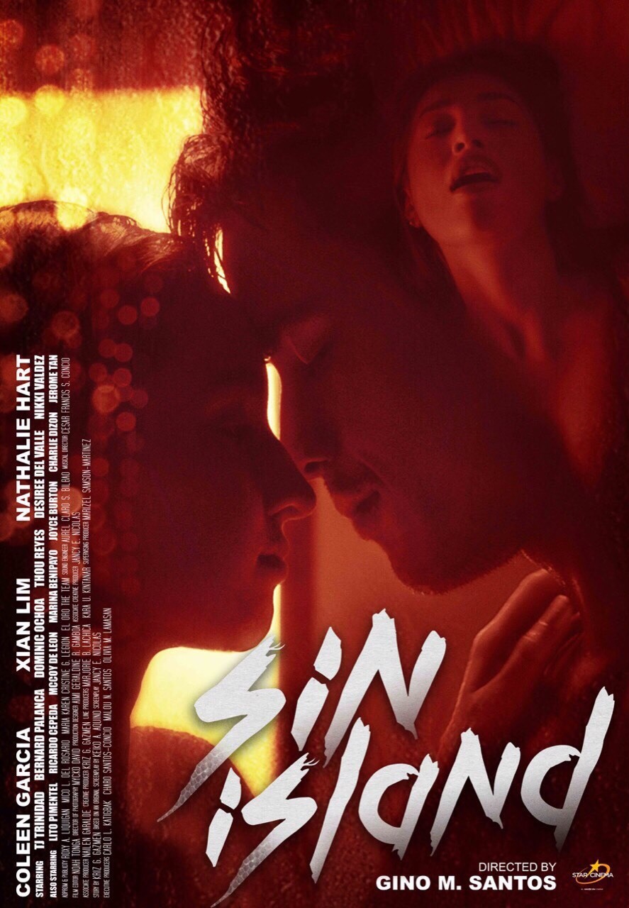 Xian Lim در صحنه فیلم سینمایی Sin Island به همراه Coleen Garcia و Nathalie Hart