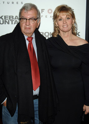 Larry McMurtry در صحنه فیلم سینمایی کوهستان بروکبک