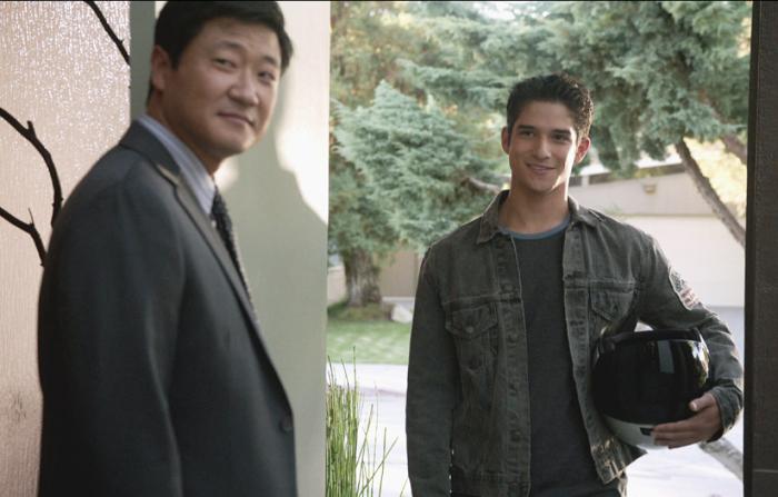 Tyler Posey در صحنه سریال تلویزیونی گرگ نوجوان