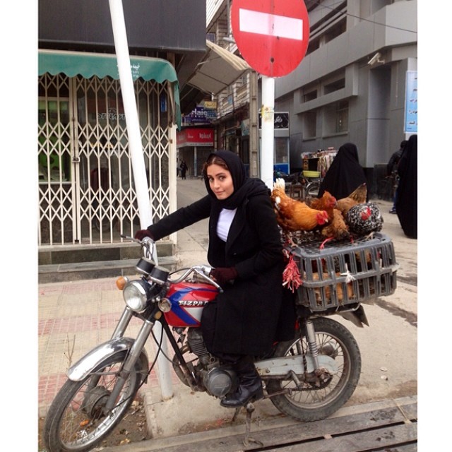 تصویری شخصی از الناز شاکردوست، بازیگر و طراح لباس سینما و تلویزیون