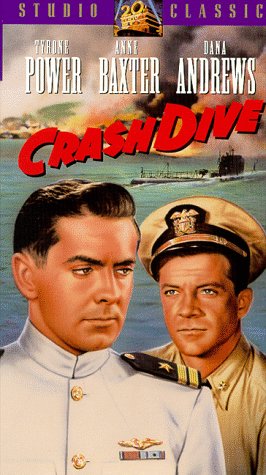 دانا اندروز در صحنه فیلم سینمایی Crash Dive به همراه Tyrone Power
