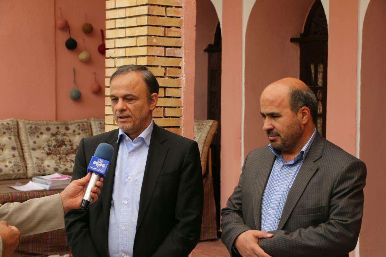 پشت صحنه سریال تلویزیونی بی بی گندم به کارگردانی علی امانی و امین امانی