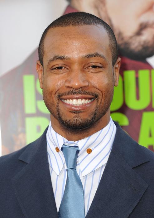 Isaiah Mustafa در صحنه فیلم سینمایی رئیس های وحشتناک