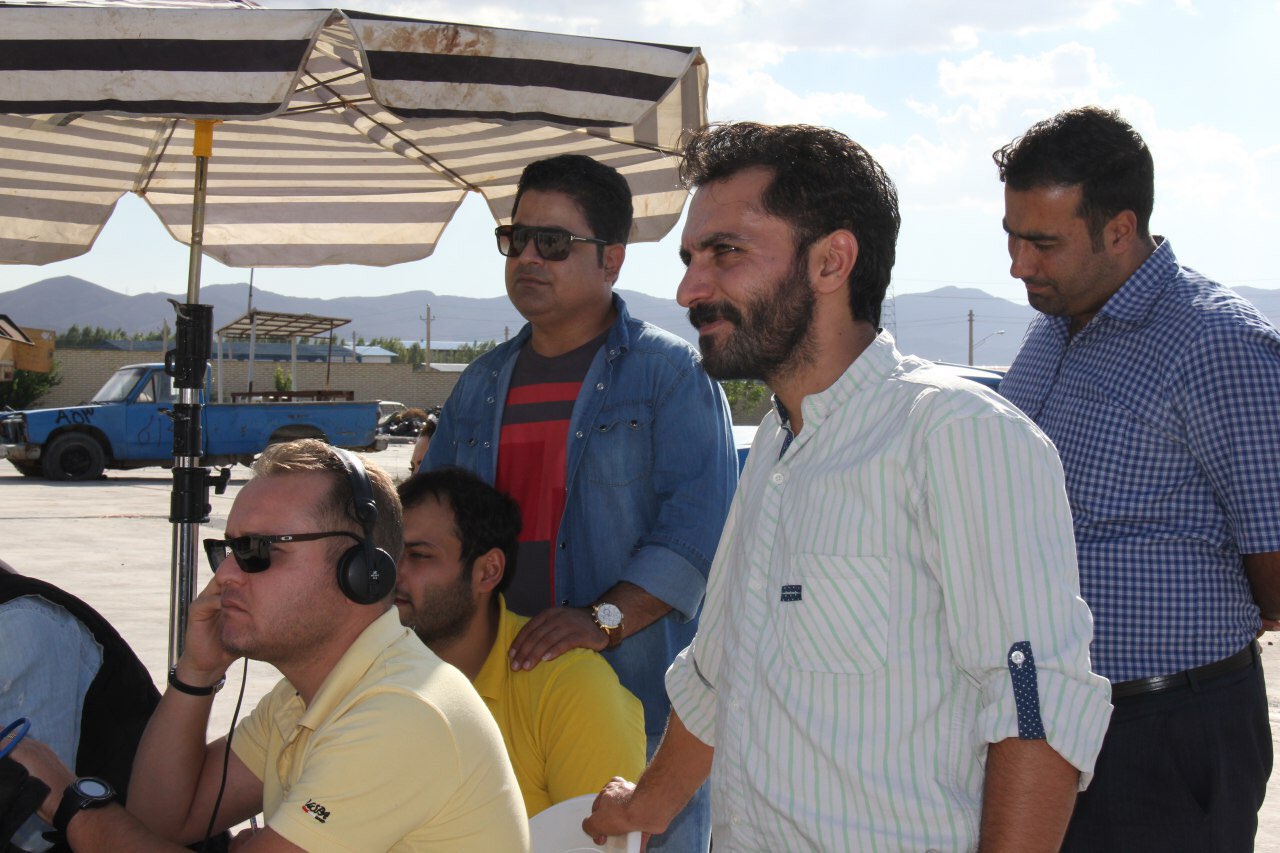 رامین الماسی در پشت صحنه سریال تلویزیونی مس