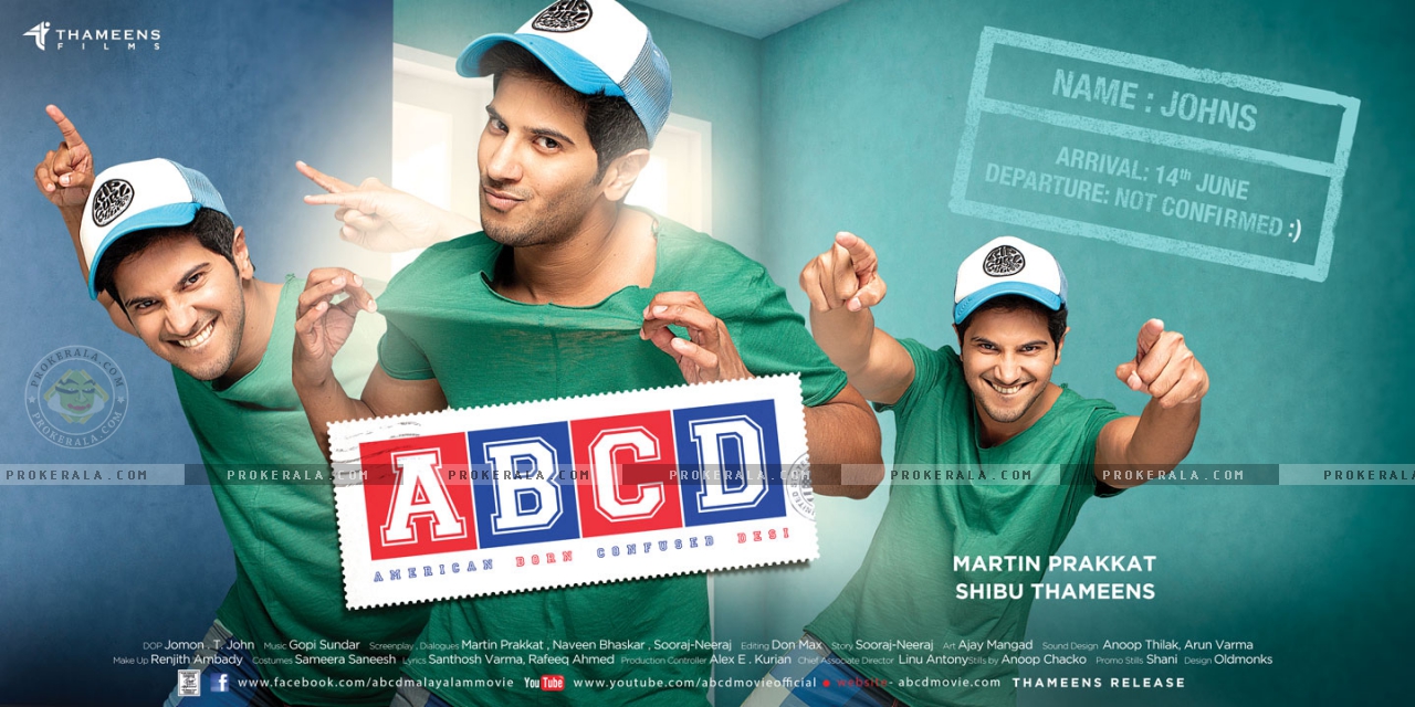 Dulquer Salmaan در صحنه فیلم سینمایی ABCD: American-Born Confused Desi