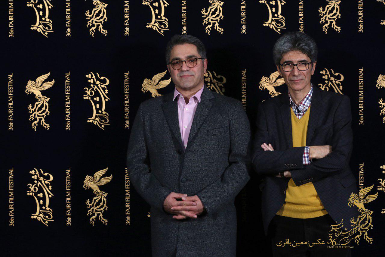 سید‌امیر پروین‌‌حسینی در جشنواره فیلم سینمایی خجالت نکش به همراه رضا مقصودی