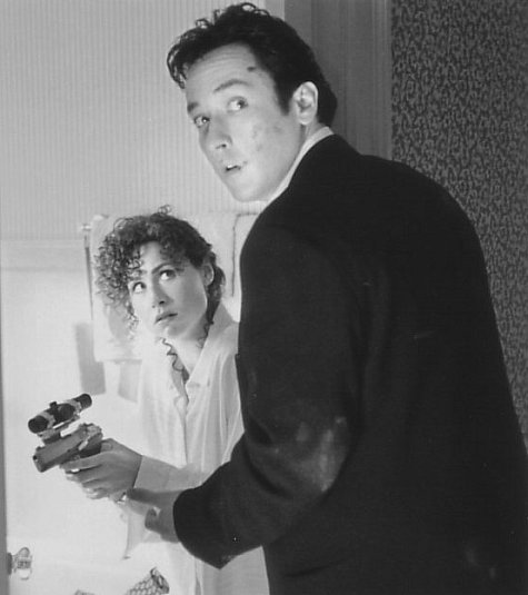 مینی درایور در صحنه فیلم سینمایی Grosse Pointe Blank به همراه جان کیوسک