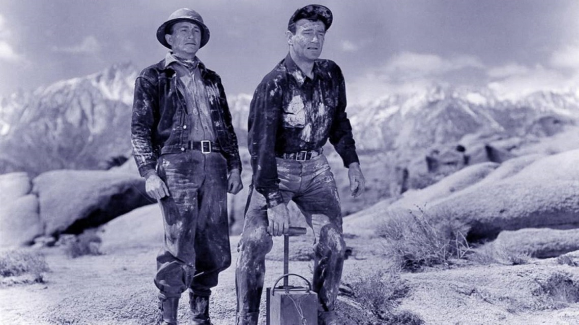 Paul Fix در صحنه فیلم سینمایی Tycoon به همراه John Wayne