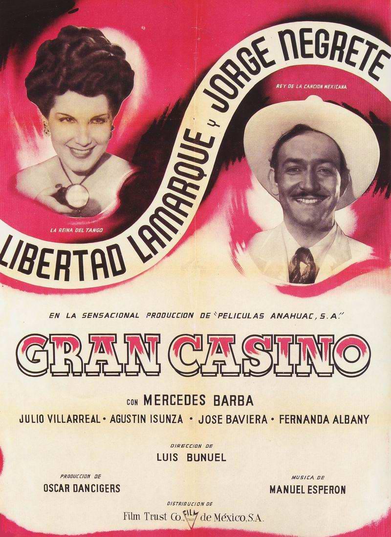Jorge Negrete در صحنه فیلم سینمایی Gran Casino به همراه Libertad Lamarque