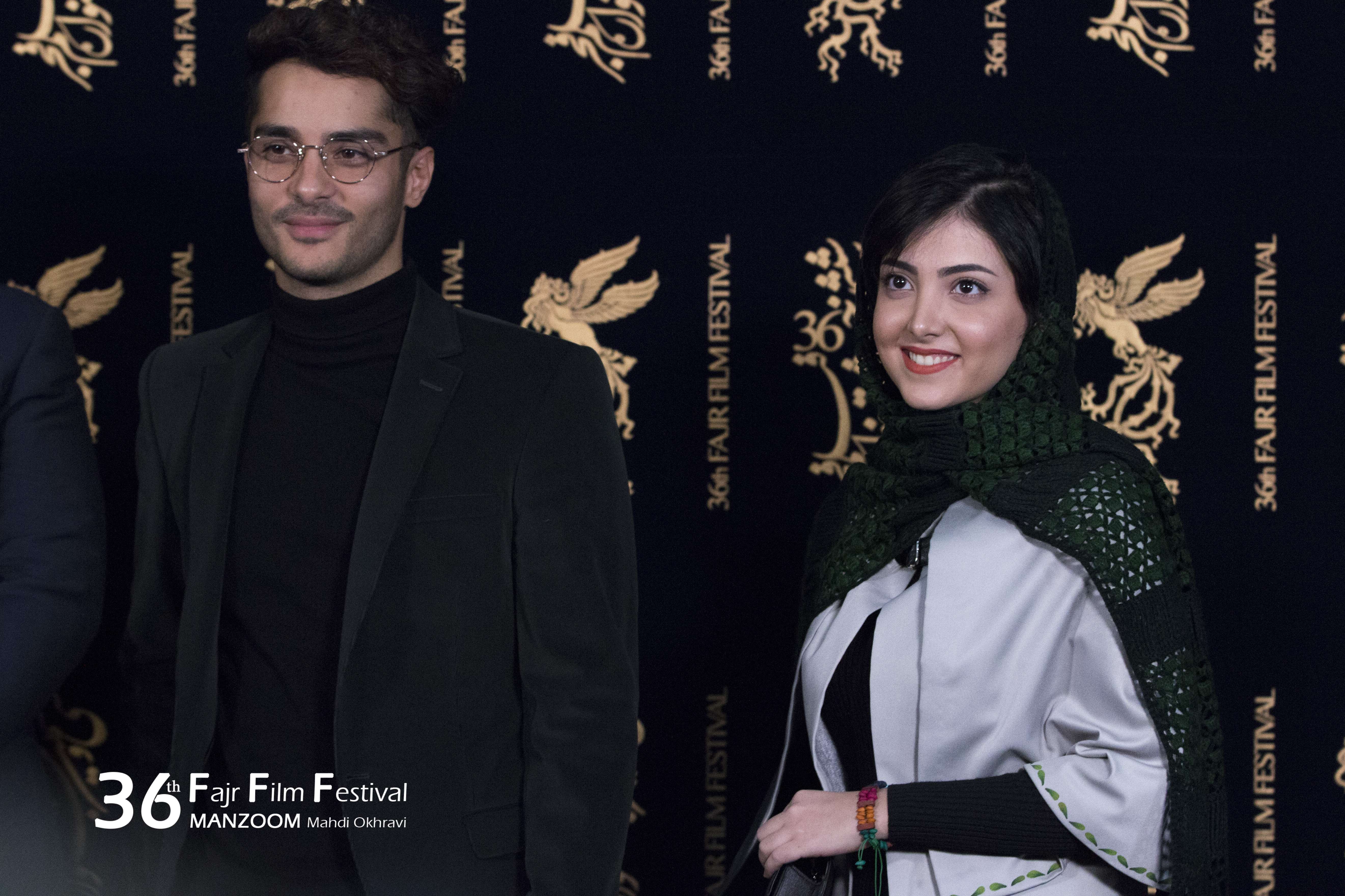 ساعد سهیلی در جشنواره فیلم سینمایی لاتاری به همراه زیبا کرمعلی