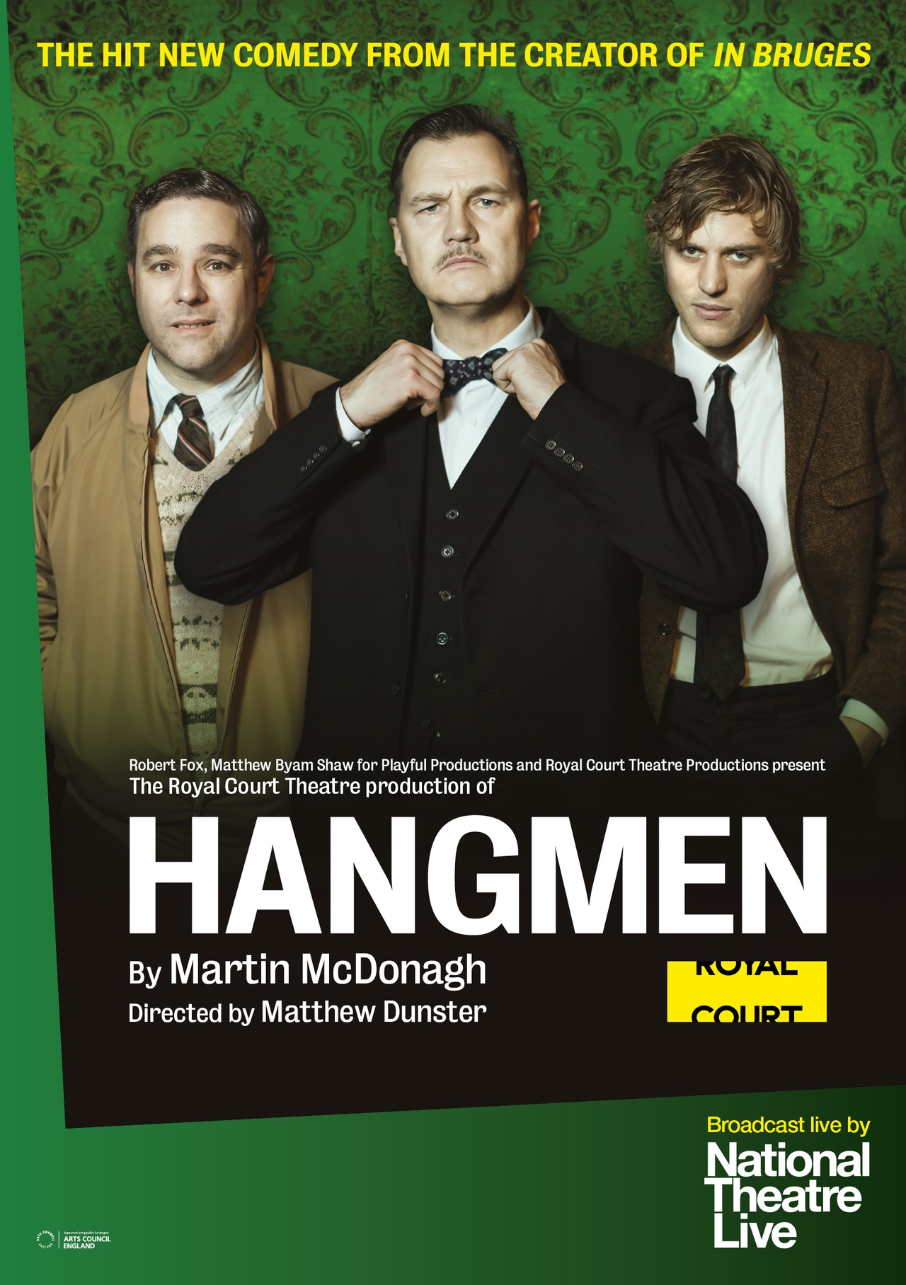  فیلم سینمایی National Theatre Live: Hangmen با حضور Andy Nyman، David Morrissey و Johnny Flynn