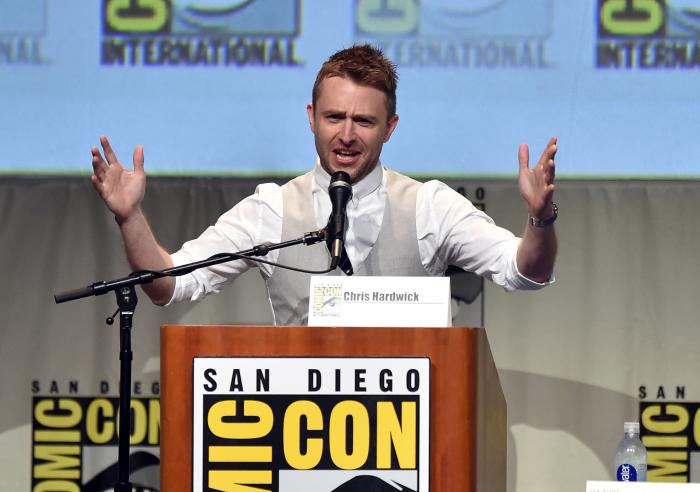 Chris Hardwick در صحنه سریال تلویزیونی Doctor Who