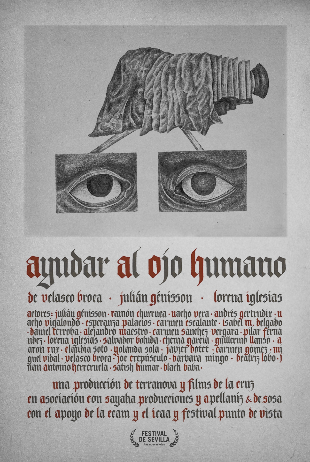  فیلم سینمایی Ayudar al ojo humano به کارگردانی Julián Génisson و Lorena Iglesias و Velasco Broca
