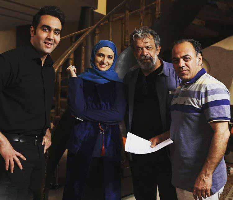 پشت صحنه سریال تلویزیونی برادر با حضور حسن پورشیرازی، گلاره عباسی، پوریا پورسرخ و جواد افشار
