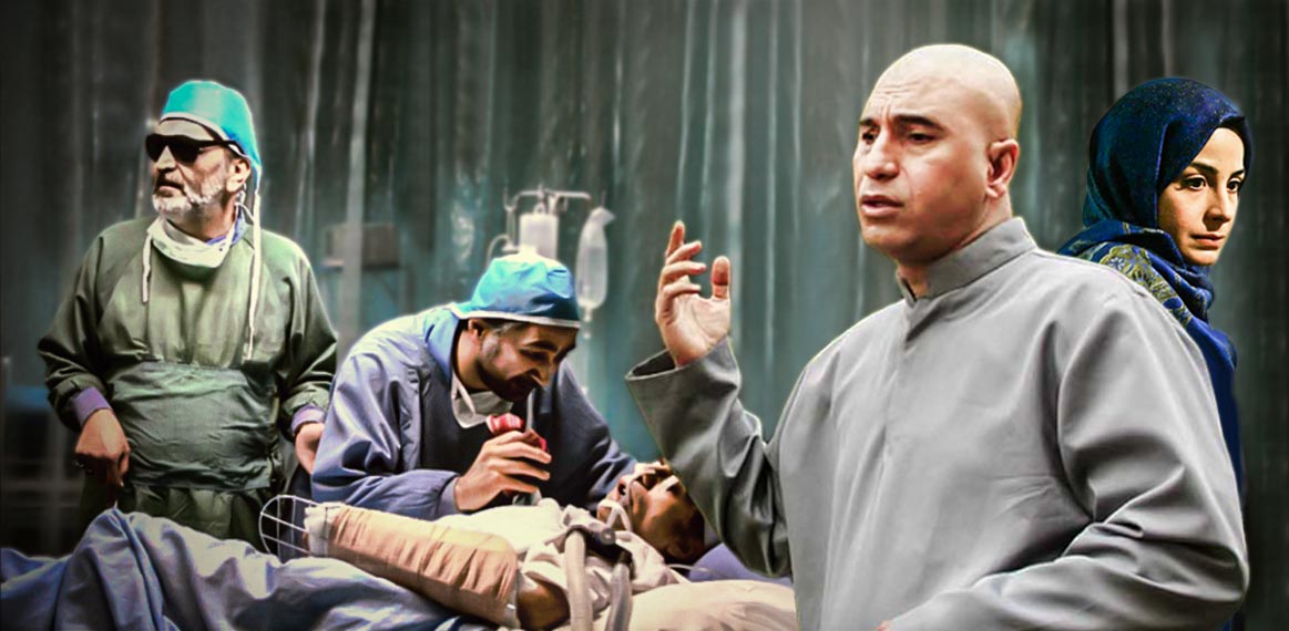 حمید فرخ‌نژاد در پوستر سریال تلویزیونی حلقه سبز به همراه سیما تیرانداز و محمد حاتمی