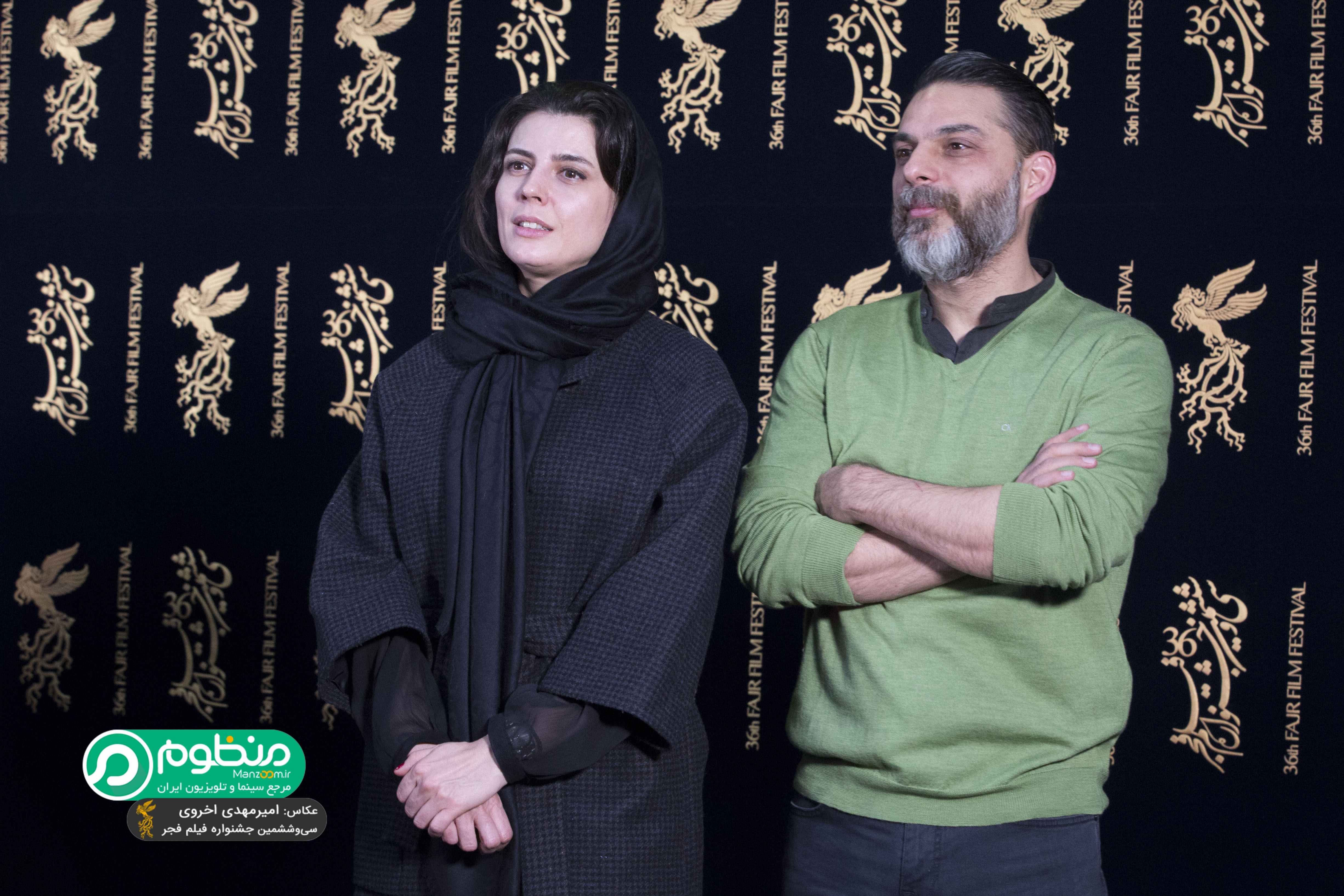 لیلا حاتمی در جشنواره فیلم سینمایی بمب؛ یک عاشقانه به همراه پیمان معادی