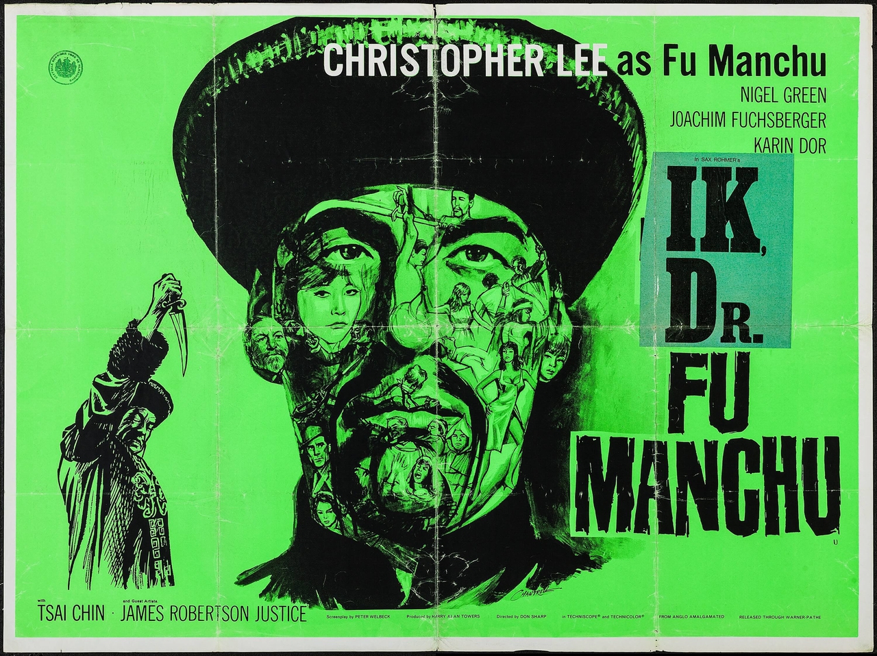  فیلم سینمایی The Face of Fu Manchu به کارگردانی Don Sharp