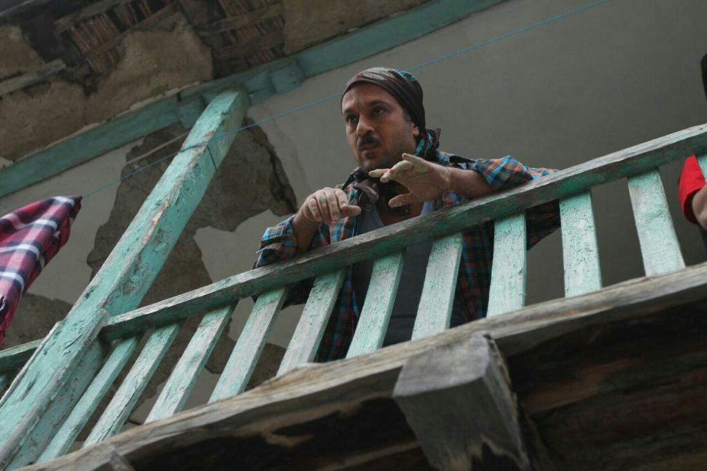 احمد مهران‌فر در صحنه فیلم سینمایی زاپاس