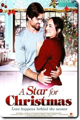 Corey Sevier در صحنه فیلم سینمایی A Star for Christmas به همراه Briana Evigan