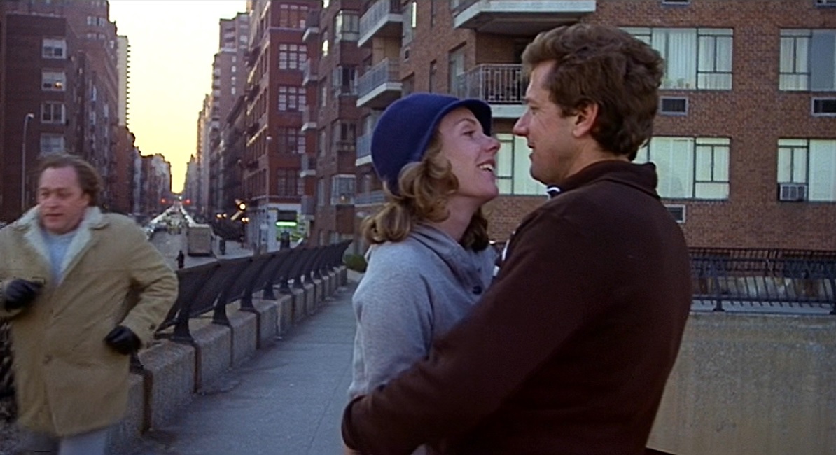 Jill Clayburgh در صحنه فیلم سینمایی An Unmarried Woman به همراه Michael Murphy