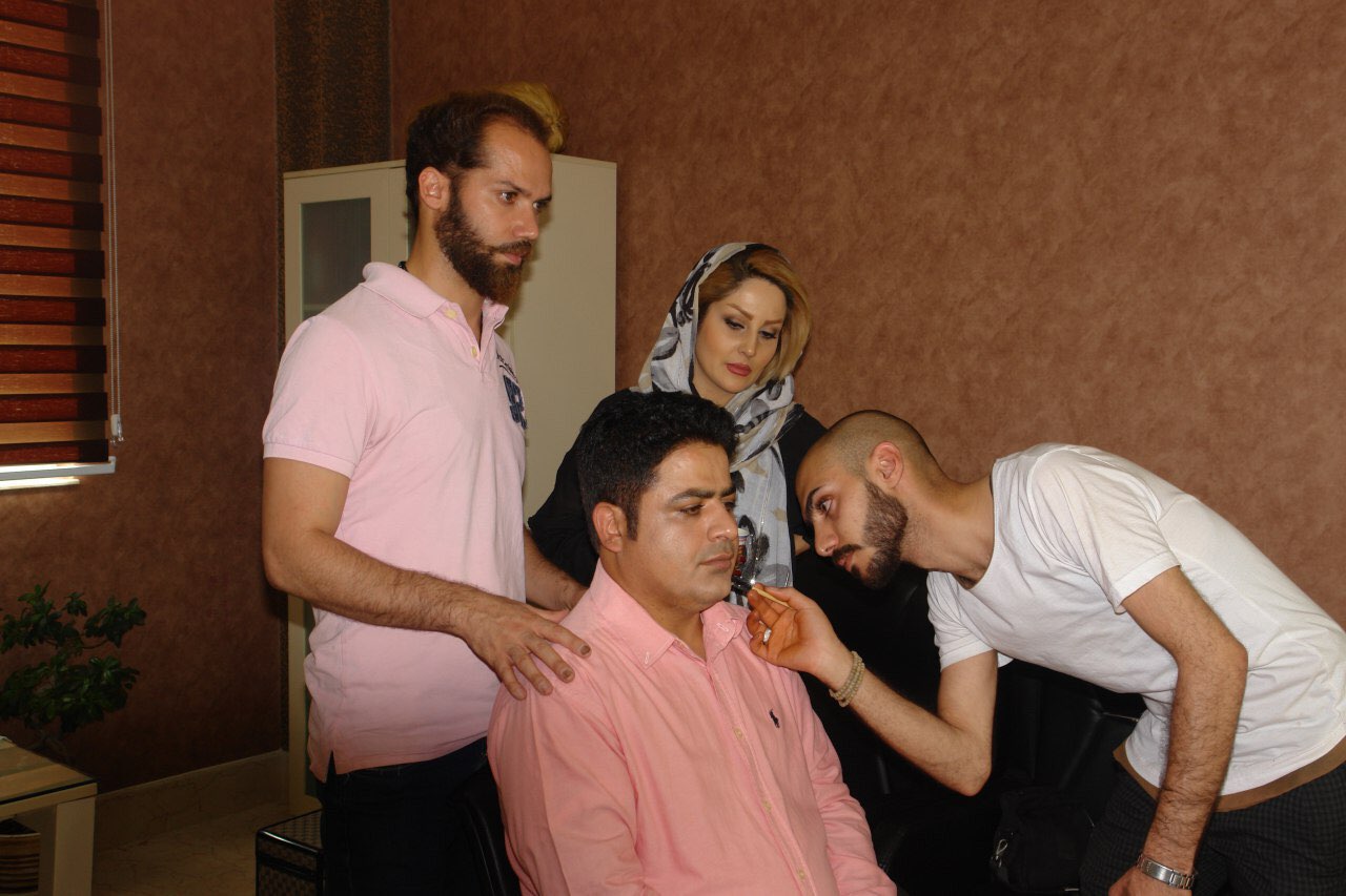 پشت صحنه سریال تلویزیونی مس با حضور رامین الماسی