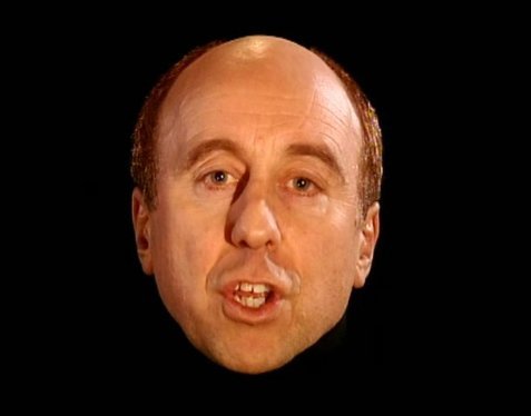 Norman Lovett در صحنه سریال تلویزیونی Red Dwarf