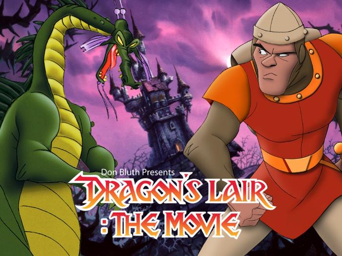  فیلم سینمایی Dragon's Lair: The Movie به کارگردانی Don Bluth و Gary Goldman