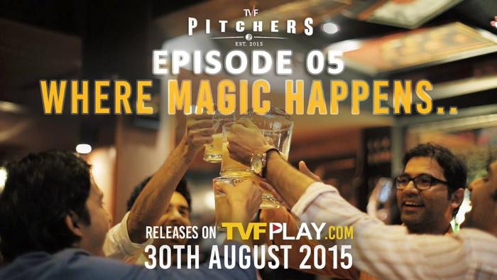 Naveen Kasturia در صحنه سریال تلویزیونی TVF Pitchers