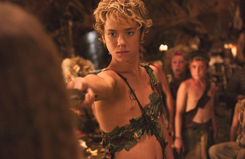 Jeremy Sumpter در صحنه فیلم سینمایی پیتر پن