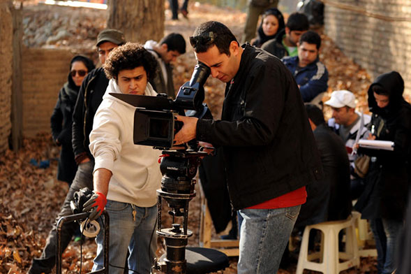پشت صحنه سریال تلویزیونی موج و صخره به کارگردانی مجید صالحی