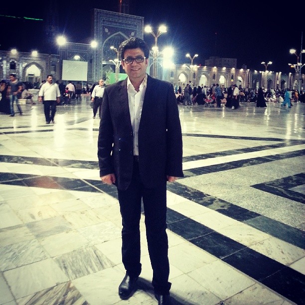 تصویری شخصی از رضا رشیدپور، بازیگر و مجری سینما و تلویزیون