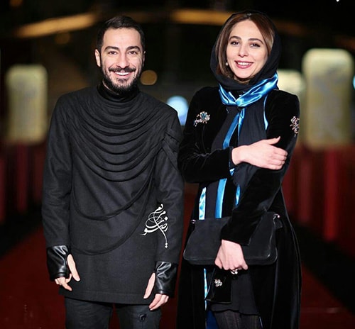 رعنا آزادی‌ور، بازیگر سینما و تلویزیون - عکس جشنواره به همراه نوید محمدزاده