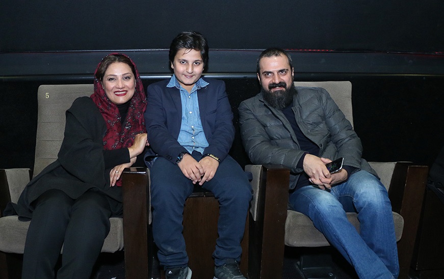 شبنم مقدمی در اکران افتتاحیه فیلم سینمایی شکلاتی به همراه علیرضا آرا و محمدرضا شیرخانلو