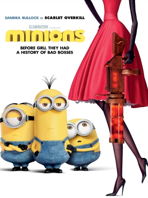 پوستر فیلم سینمایی مینیون ها به کارگردانی Kyle Balda و Pierre Coffin