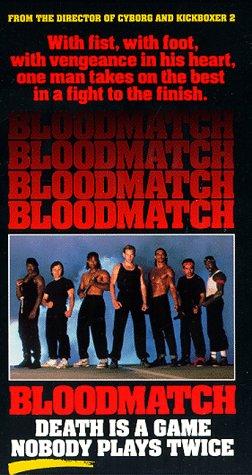 Benny Urquidez در صحنه فیلم سینمایی Bloodmatch به همراه Peter Cunningham، Thom Mathews، Vincent Klyn و Thunderwolf