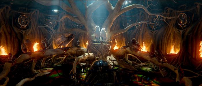 Richard Roxburgh در صحنه فیلم سینمایی افسانه محافظان: جغدهای گاهول