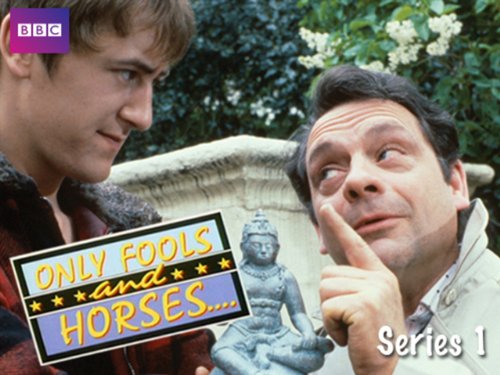 David Jason در صحنه فیلم سینمایی Only Fools and Horses.... به همراه Nicholas Lyndhurst