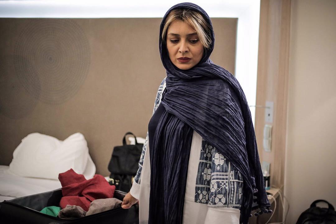 ساره بیات در صحنه فیلم سینمایی لابی