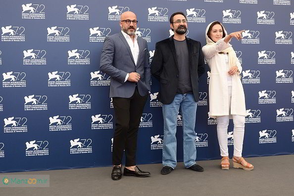 امیر آقایی در تست گريم فیلم سینمایی چهارشنبه 19 اردیبهشت به همراه وحید جلیلوند و نیکی کریمی
