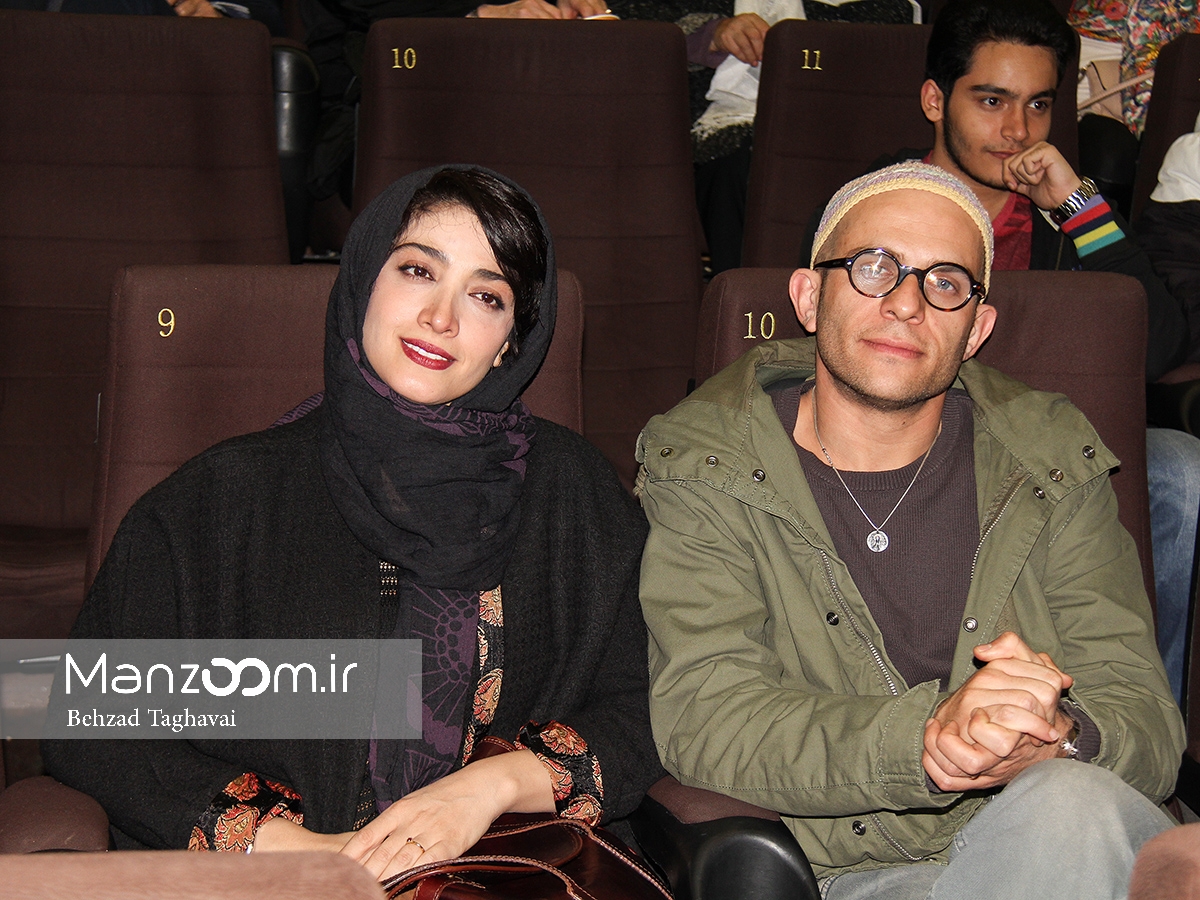 اکران افتتاحیه فیلم سینمایی لاک‌ قرمز با حضور بابک حمیدیان و مینا ساداتی