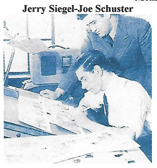 Joe Shuster در صحنه فیلم سینمایی بازگشت سوپرمن به همراه Jerry Siegel